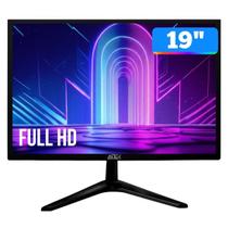 Monitor Pc LED Full HD Tela 19 Polegadas 60Hz Entrada Hdmi Vga USB 5ms 1080p