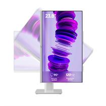 Monitor Pivot 23,8" Slim Get LED Full HD 7ms 120Hz Branco