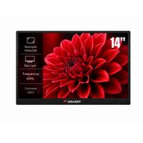 Monitor Portátil 14 Polegadas Grasep DTELA13 Full HD 1200p IPS USBC Mini HDMI Som Integrado para Notebook Laptop e Celular Segunda Tela Extra