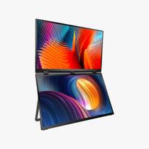 Monitor Portátil 18.5" Duplo Para Notebook Full HD 1920p 60Hz HDMI Inclinável Extensora Grasep D-TEL Monitor Portátil 18.5" Duplo Para Notebook Full HD 1920p 60Hz HDMI Inclinável Extensora Grasep D-TEL