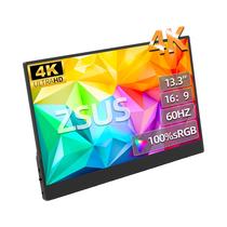 Monitor Portátil 4K De 13 Polegadas ZSUS 3840x2160 60HZ Para Laptop Xbox PS4 PS5 TV Box Extensão De