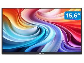 Monitor Portátil Acer 15,6" Full HD 60Hz PM161Q Jbmiuux IPS LED UM.ZP1AA.J03