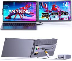Monitor portátil Anyking A6 14" FHD 1080P USB-C Monitor portátil Anyking A6 14" FHD 1080P USB-C