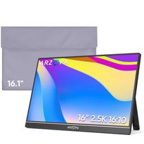 Monitor portátil ARZOPA 16 2,5K 2560x1600 QHD 16,1" com capa
