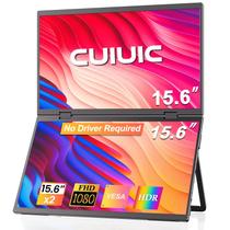 Monitor portátil CUIUIC Dual 15,6" 1080P FHD IPS para laptop