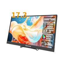 Monitor Portátil De 17,3 Polegadas Compatível Com HDMI Tela Externa Para PC Jogos Switch Laptop Xbox