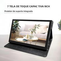 Monitor Portátil De 7 Polegadas Com Tela Sensível Ao Toque HDMI Compatível, Display LCD IPS Com