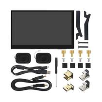 Monitor Portátil De 7 Polegadas Com Tela Touch IPS Para Raspberry Pi 5 4B 3B+ Laptop PC Com Monitor Portátil De 7 Polegadas Com Tela Touch IPS Para Raspberry Pi 5 4B 3B+ Laptop PC Com