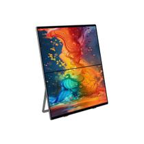 Monitor Portátil Duplo 16" Full HD 1920p HDMI USB C Para Notebook Grasep D-TELA08