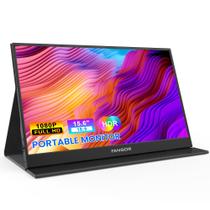 Monitor portátil FANGOR 15.6 FHD 1080P IPS para viagens com laptop