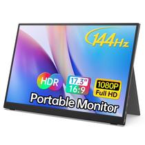 Monitor portátil MNN 17,3" 1080P FHD 144 Hz com capa inteligente Monitor portátil MNN 17,3" 1080P FHD 144 Hz com capa inteligente