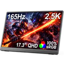 Monitor portátil MNN 17,3" 2,5K QHD 165Hz IPS USB-C HDMI Monitor portátil MNN 17,3" 2,5K QHD 165Hz IPS USB-C HDMI