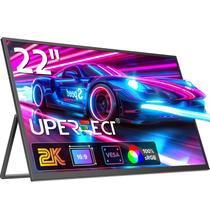 Monitor portátil UPERFECT 2K com tela IPS 2560x1440 de 22 polegadas