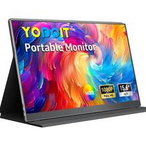Monitor portátil Yodoit 15,6" FHD IPS Display USB-C preto