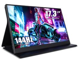Monitor portátil ZSCMALLS 17,3" 144 Hz 1080P FHD com capa inteligente Monitor portátil ZSCMALLS 17,3" 144 Hz 1080P FHD com capa inteligente