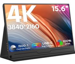 Monitor portátil ZSCMALLS 4K 15,6" 3840x2160 USB-C HDMI PS5/4 Monitor portátil ZSCMALLS 4K 15,6" 3840x2160 USB-C HDMI PS5/4