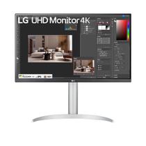 Monitor Profissional LG 27" UHD 4K, IPS, HDMI e DP, HDR400, FreeSync, DCI-P3 95%, Branco - 27UP650-W