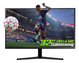 Monitor Profissional Samsung 32 LED 4K UHD, 60Hz, 4ms, HDMI e DisplayPort, 138% sRGB, FreeSync - LU32J590UQLMZD