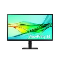 Monitor Profissional Samsung Viewfinity S6 27", QHD, 100Hz, HDR10, Altura Ajustável - LS27D600UALXZD Monitor Profissional Samsung Viewfinity S6 27", QHD, 100Hz, HDR10, Altura Ajustável - LS27D600UALXZD