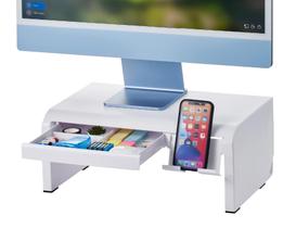 Monitor Riser Bostitch Konnect ajustável com gaveta e suporte