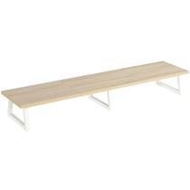 Monitor Riser TEAMIX Monitor duplo de 42 polegadas de madeira e aço