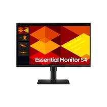 Monitor samsung essential s4 fhd 24 led ips 5ms 100hz dp hdmi ls24d400galmzd preto