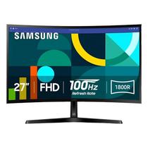 Monitor Samsung LS27D366GAN 27" Full HD Curvo 100Hz HDMI VGA - Preto Monitor Samsung LS27D366GAN 27" Full HD Curvo 100Hz HDMI VGA - Preto