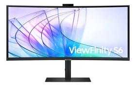 Monitor Samsung Viewfinity S6 34 2024 Uwqhd Cor Preto Bivolt