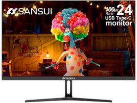 Monitor SANSUI ES-24F2C 24 polegadas 100 Hz FHD 1080P USB tipo C