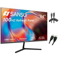 Monitor Simple Deluxe de 24 polegadas 100 Hz IPS FHD 1080P USB-C