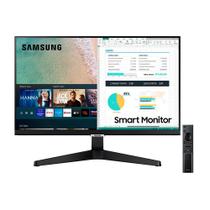 Monitor Smart Samsung 24 IPS SmartHub Bluetooth HDR Tizen AirPlay 2 Full HD HDMI VESA - LS24AM506NLMZD