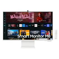 Monitor Smart Samsung M8, 32", LED UHD 4K, HDMI, DisplayPort, USB-C, Som Integrado - LS32CM801ULXZD