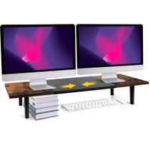 Monitor Stand Riser Across Star Dual para 2 telas de 81 a 101 cm