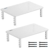 Monitor Stand Riser BONTEC, pacote com 2 unidades para laptop, branco