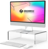 Monitor Stand Riser GoldOrcle Acrylic Clear para laptop Monitor Stand Riser GoldOrcle Acrylic Clear para laptop