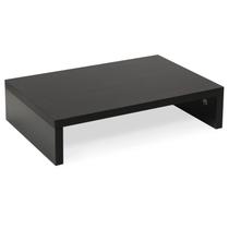 Monitor Stand Riser TEAMIX 14,2 polegadas de madeira com armazenamento preto