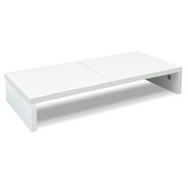 Monitor Stand Riser TEAMIX White Wood de 20 polegadas para mesa