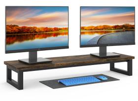 Monitor Stand Riser YAOHUOO Dual de 39 polegadas para 2 monitores