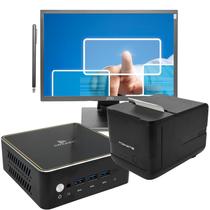 Monitor Touchscreen Aitek 22 Mini PC Grasep DPC001 e Impressora Térmica Tomate MDK08260