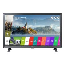 Monitor TV LED 23.6" LG Smart 24TL520S-PS Wi-Fi DTV 2 HDMI 1 USB Vesa Preta