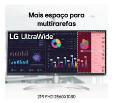 Monitor Ultrawide 29 Polegadas Lg 29wq600b Com Tela Ips Branco
