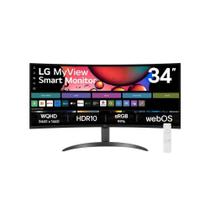 Monitor Ultrawide Myview Smart 34SR60QC-B 34" Curvo WQHD VA 100Hz LG Monitor Ultrawide Myview Smart 34SR60QC-B 34" Curvo WQHD VA 100Hz LG
