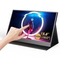 Monitor Uperfect 15.6" Touchscreen portátil usb tela externa 1920/1080 computador portátil display com duplo tipo