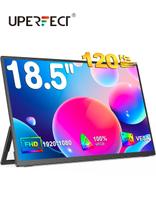 Monitor UPERFECT 18,5" Polegadas IPS LCD 120Hz 1080p FHD HDR Tela do computador portátil HDM