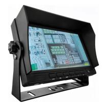 Monitor Veicular 7 Polegadas Ahd Para 4 Cameras C/ Gravação
