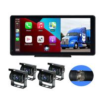 Monitoramento Dashcam de 10,36 polegadas e 4 canais com câmera HD Truck Dedi