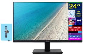 Monitore o acer 24 FHD IPS com tempo de resposta de 4 ms e alto-falantes