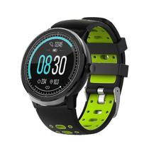 Monitores de atividade relógio inteligente mulheres homem smartwatch relógio esportivo com monitor de freqüência cardíaca smartwatches à prova d'água verde