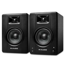 Monitores de estúdio M-AUDIO BX4 Pair 4.5 120W para gravação Monitores de estúdio M-AUDIO BX4 Pair 4.5 120W para gravação