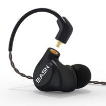 Monitores intra-auriculares e fones de ouvido BASN Metalen 4 Drivers Matt Black Monitores intra-auriculares e fones de ouvido BASN Metalen 4 Drivers Matt Black